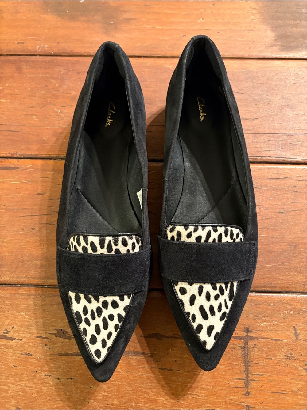 Clarks Black Pointed - New